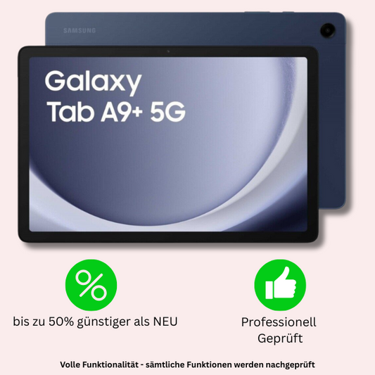 Samsung Galaxy Tab A9+ X216 LTE 5G Tablet 64GB 4GB RAM Navy wie NEU