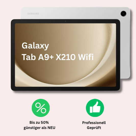 Samsung Galaxy Tab A9+ X210 WiFi Tablet 64GB 4GB RAM Silber wie NEU