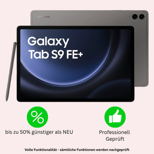 Samsung Galaxy Tab S9 FE+ X610 WiFi Tablet 128GB 8GB RAM grau 12,4 Zoll mit OVP