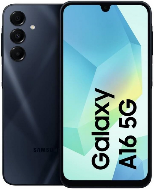Samsung Galaxy A16 A166B 5G 256GB 8GB RAM Dual-SIM in Schwarz Optisch NEU